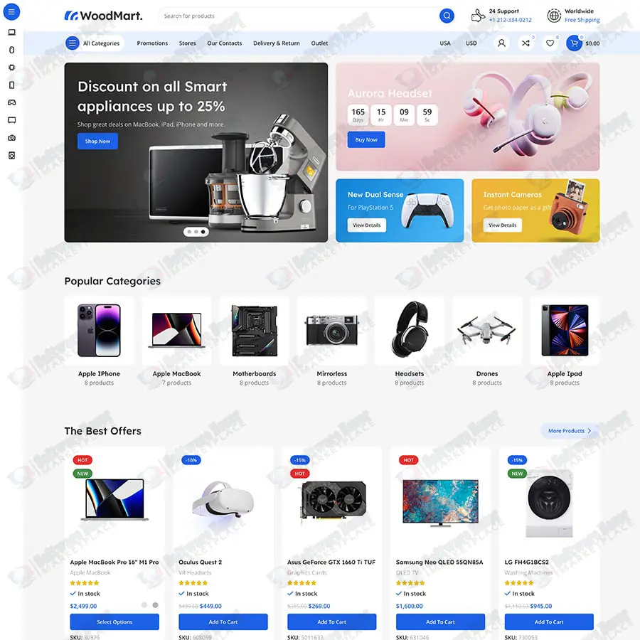 WoodMart - Multipurpose WooCommerce Theme