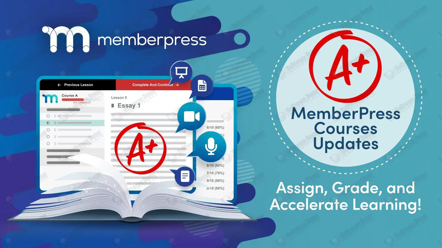 MemberPress Course Gradebook
