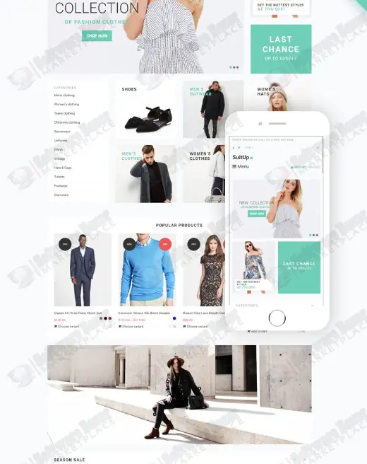 SuitUP - Fashion Store Elegant Shopify Theme