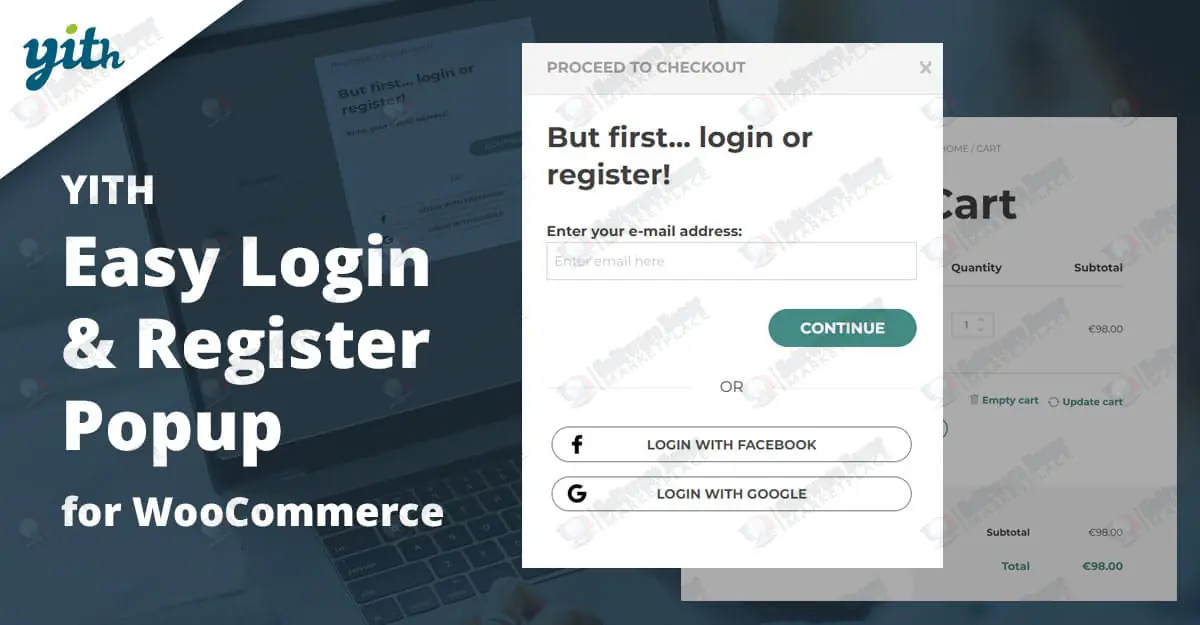 YITH Easy Login & Register Popup For WooCommerce