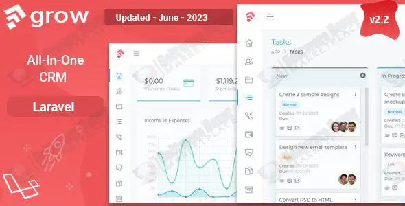Grow CRM - Laravel Project Management