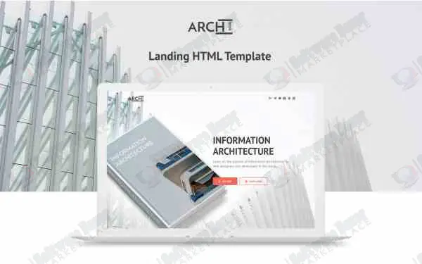 Archbook - Responsive Landing Page Template
