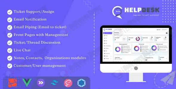 HelpDesk Pro – Laravel Ticket System with Email Support