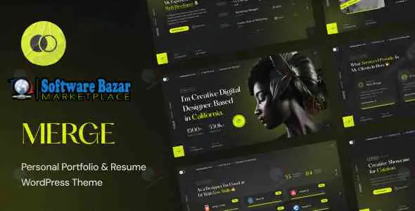 Merge - Personal Portfolio & Resume WordPress Theme