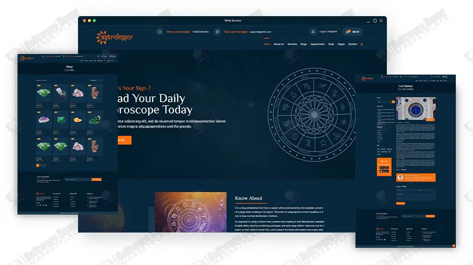 Horoscope & Palmistry WordPress Theme